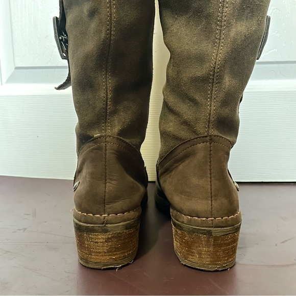 Neosens Leather and Suede Over the Knee Boots 7 - Picture 7 of 10